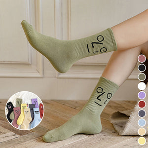 Chaussettes drôles d’expression faciale