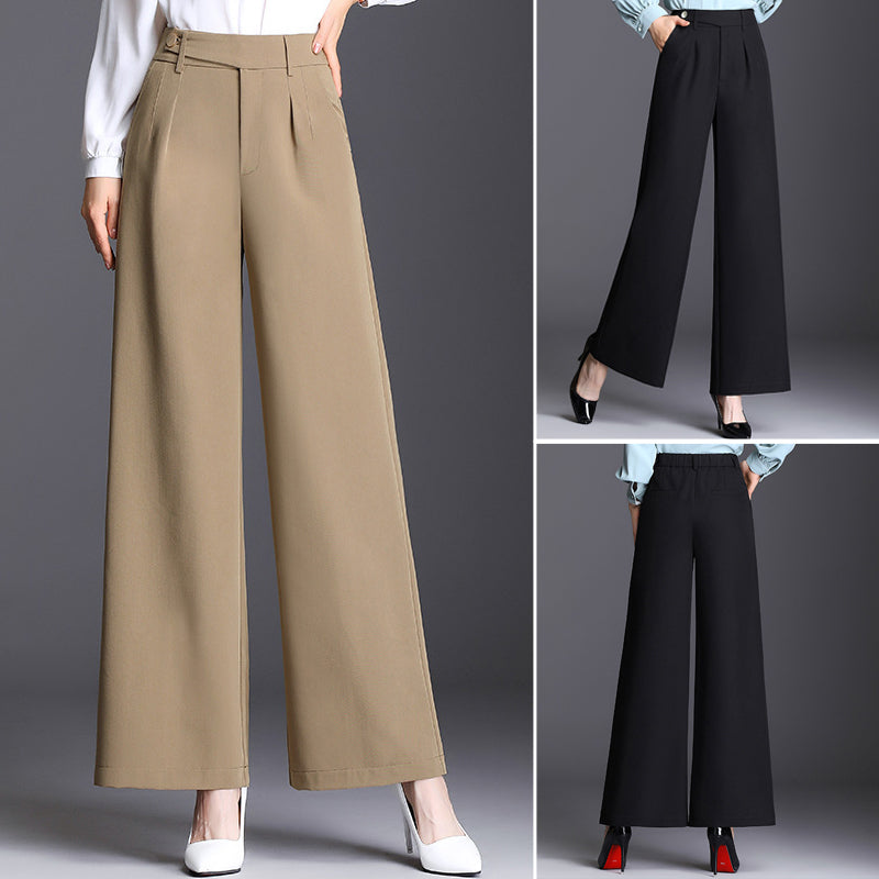 Pantalon large de tailleur léger