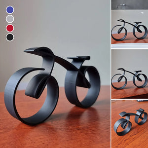 Style filaire de sculpture de vélo minimaliste