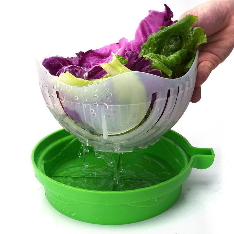 Salade Coupeur Bol - terminer une salade en 60 secondes