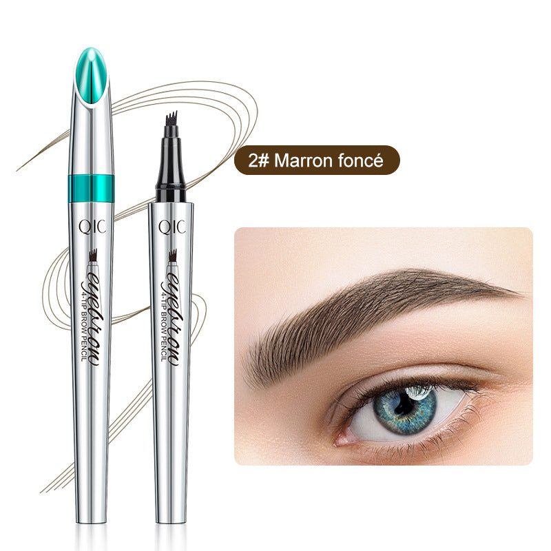 Stylo à sourcils Microblading étanche 3D 4 crayon de tatouage à pointe de fourche