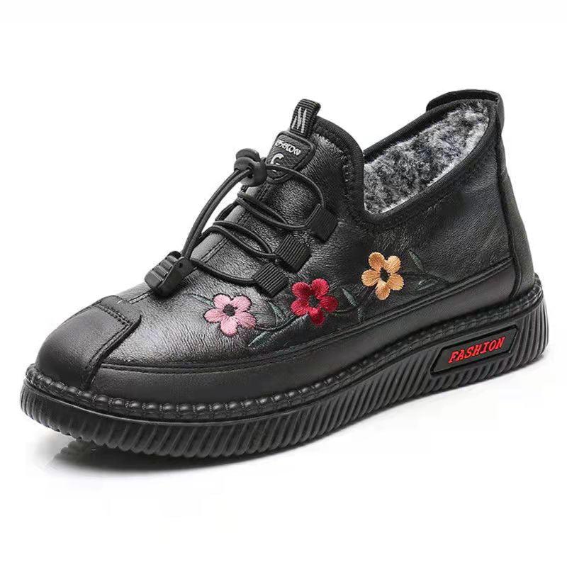 Mocassins chauds doux pour femmes pour personnes âgées