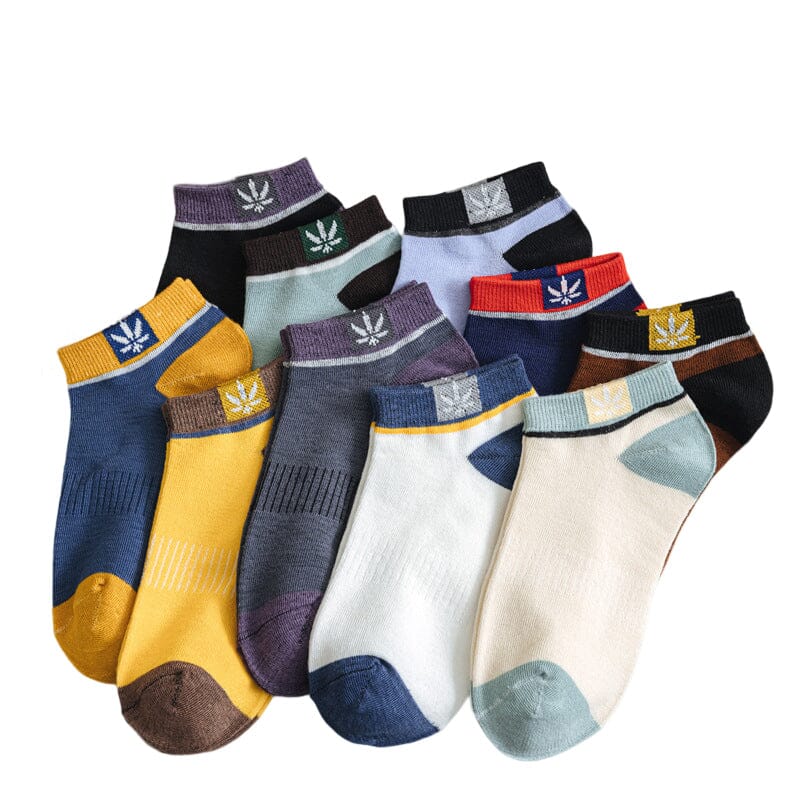 Chaussettes minces sportives pour hommes (10 paires)